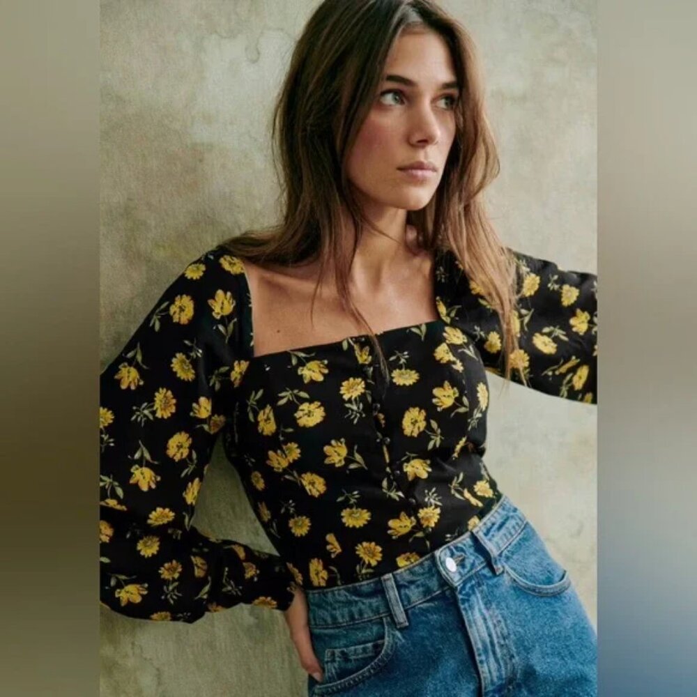 Sezane Annelise Blouse - Size 36